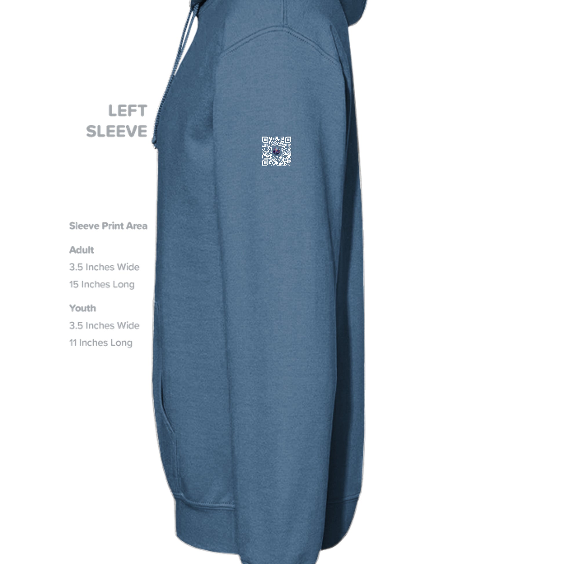 INDIGO BLUE - G185 - SLEEVE_LEFT