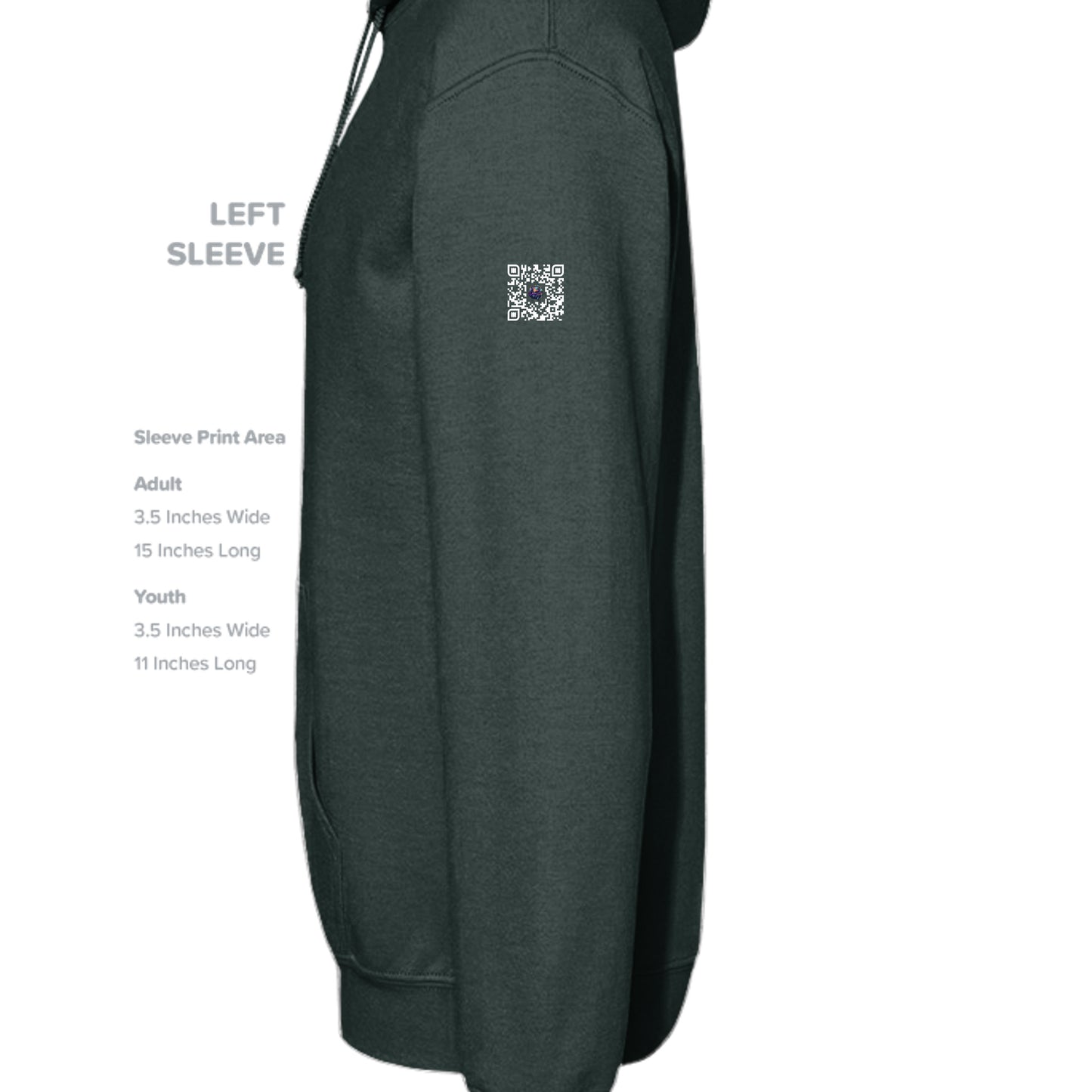 FOREST GREEN - G185 - SLEEVE_LEFT