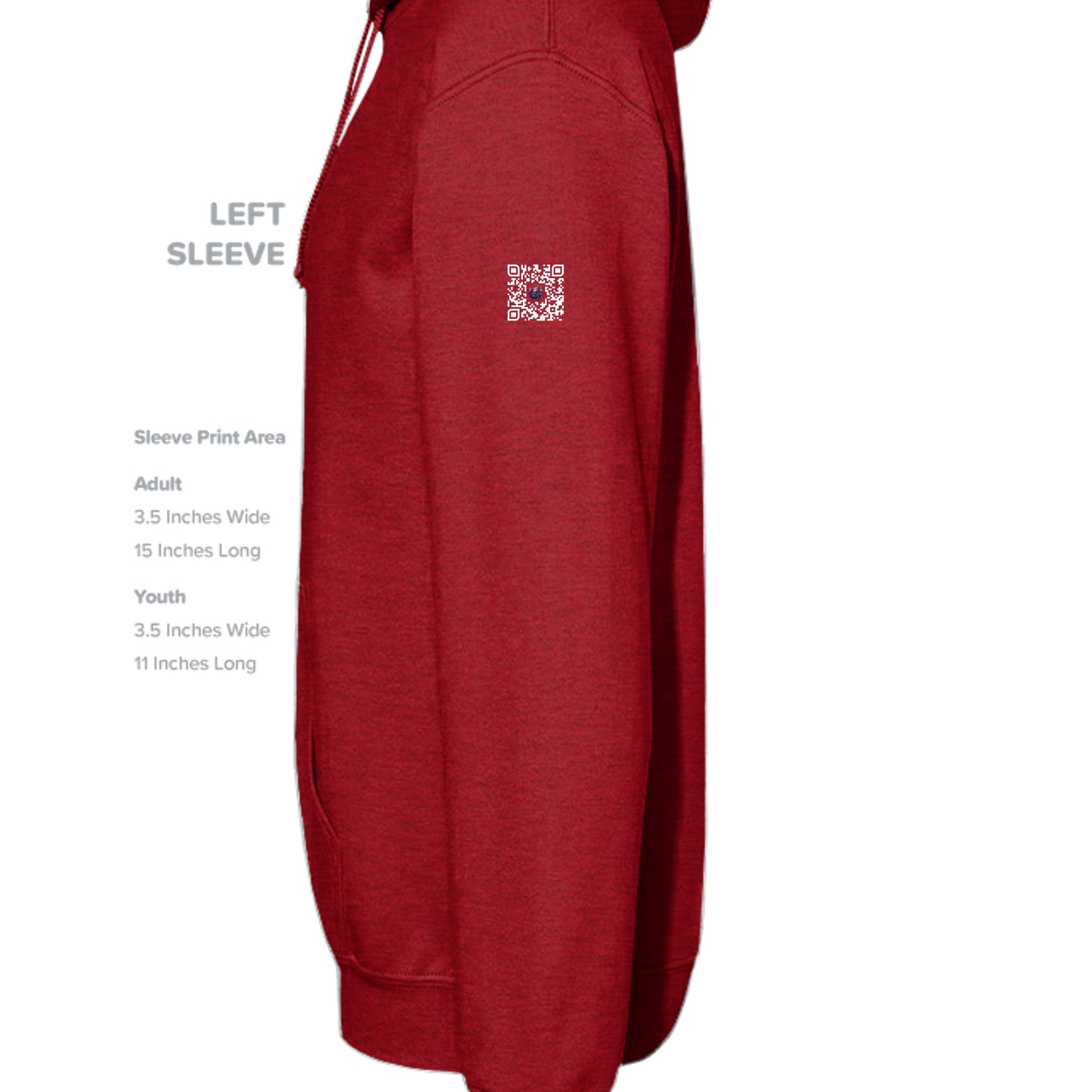 ANTIQUE CHERRY RED - G185 - SLEEVE_LEFT