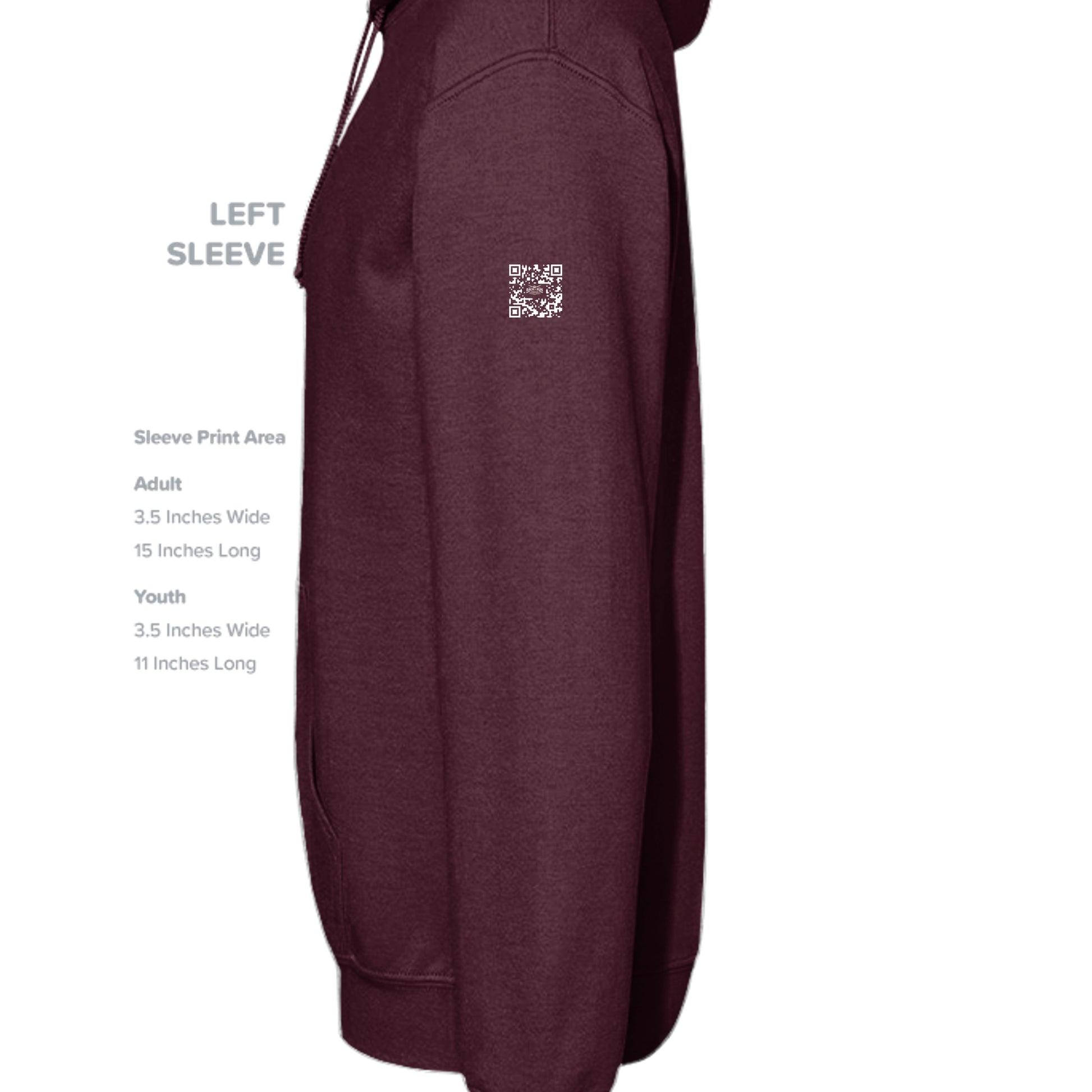 MAROON - SF500 - SLEEVE_LEFT