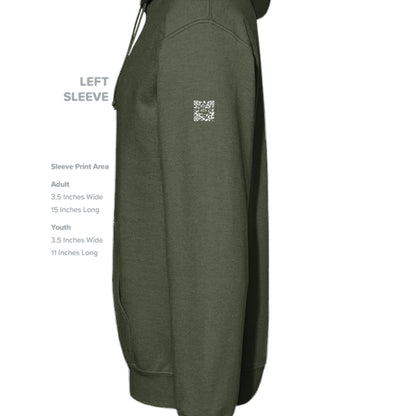 MILITARY GREEN - SF500 - SLEEVE_LEFT