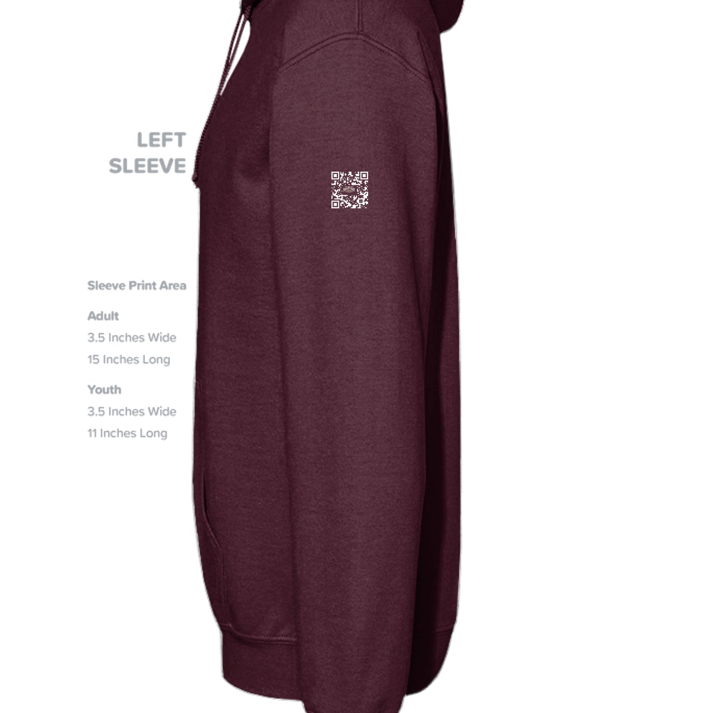MAROON - SF500 - SLEEVE_LEFT