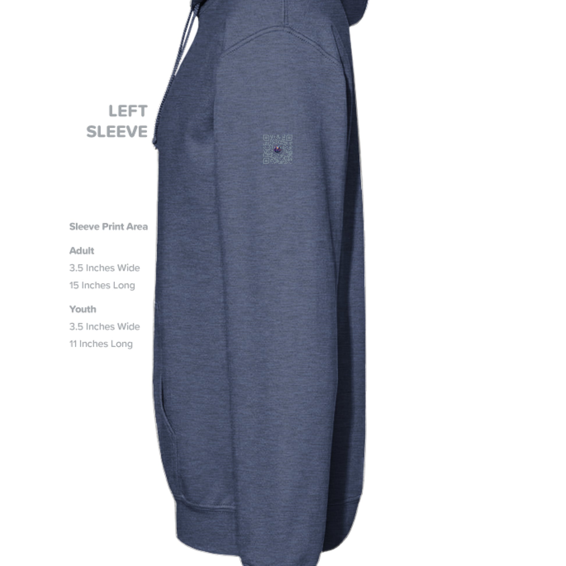 Heather Sport Dark Navy - SLEEVE_LEFT