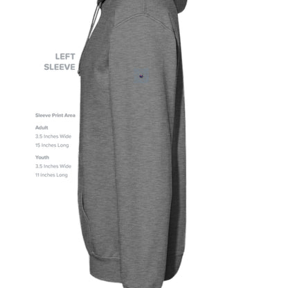 GRAPHITE HEATHER - G185 - SLEEVE_LEFT