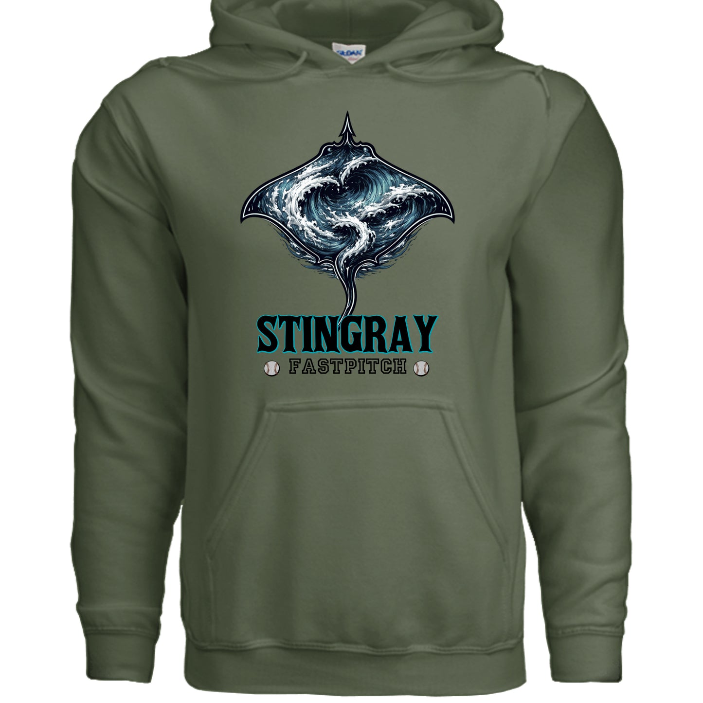 MILITARY GREEN - G185 - FRONT