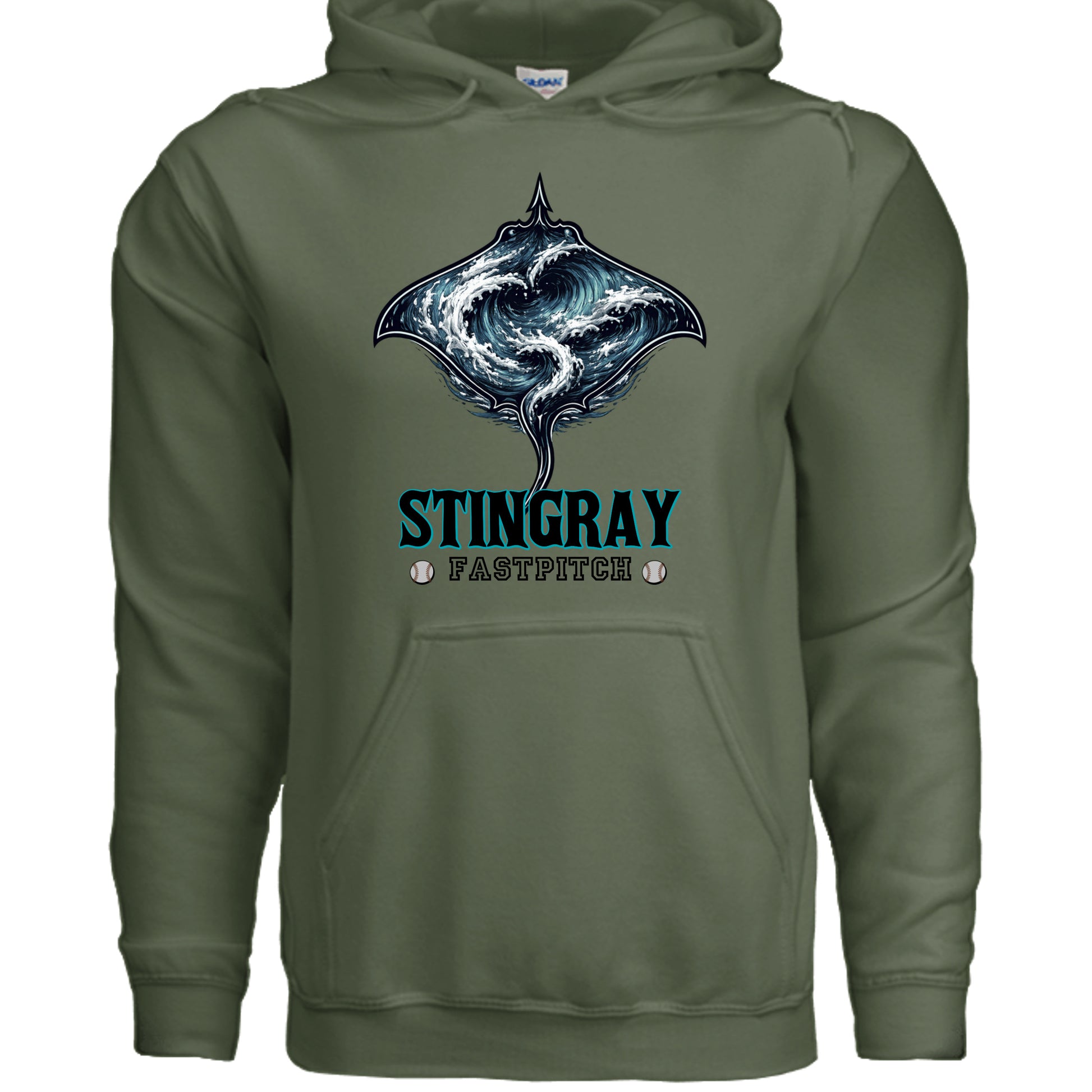 MILITARY GREEN - G185 - FRONT
