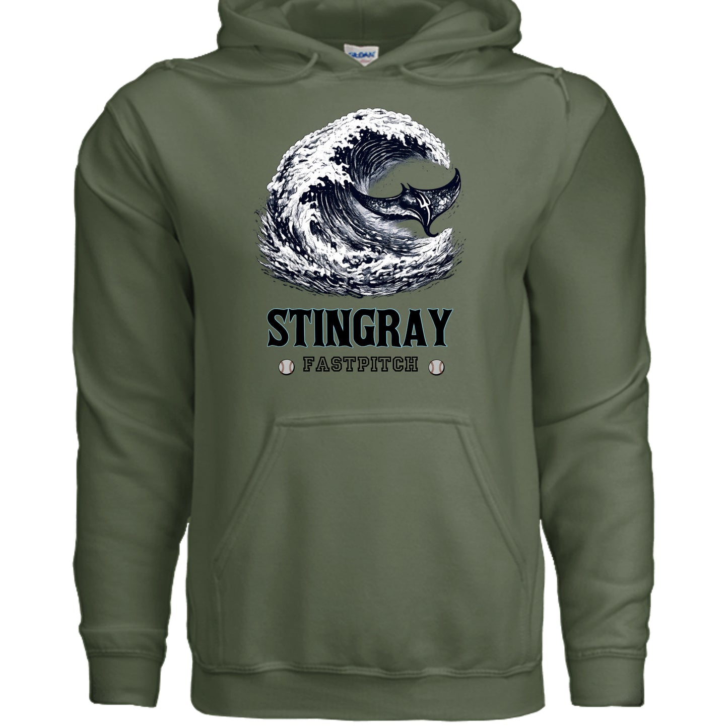 MILITARY GREEN - G185 - FRONT