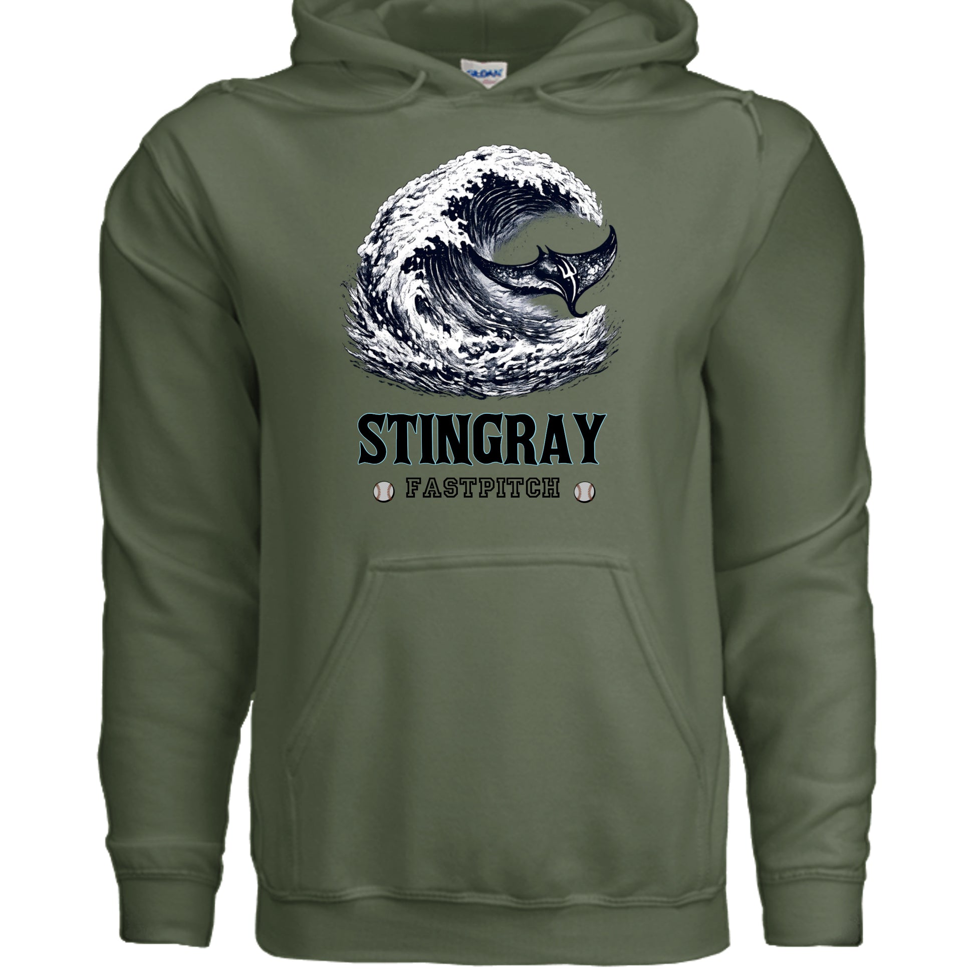 MILITARY GREEN - G185 - FRONT
