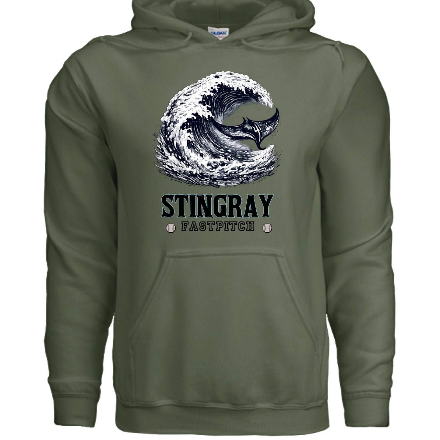 MILITARY GREEN - G185 - FRONT