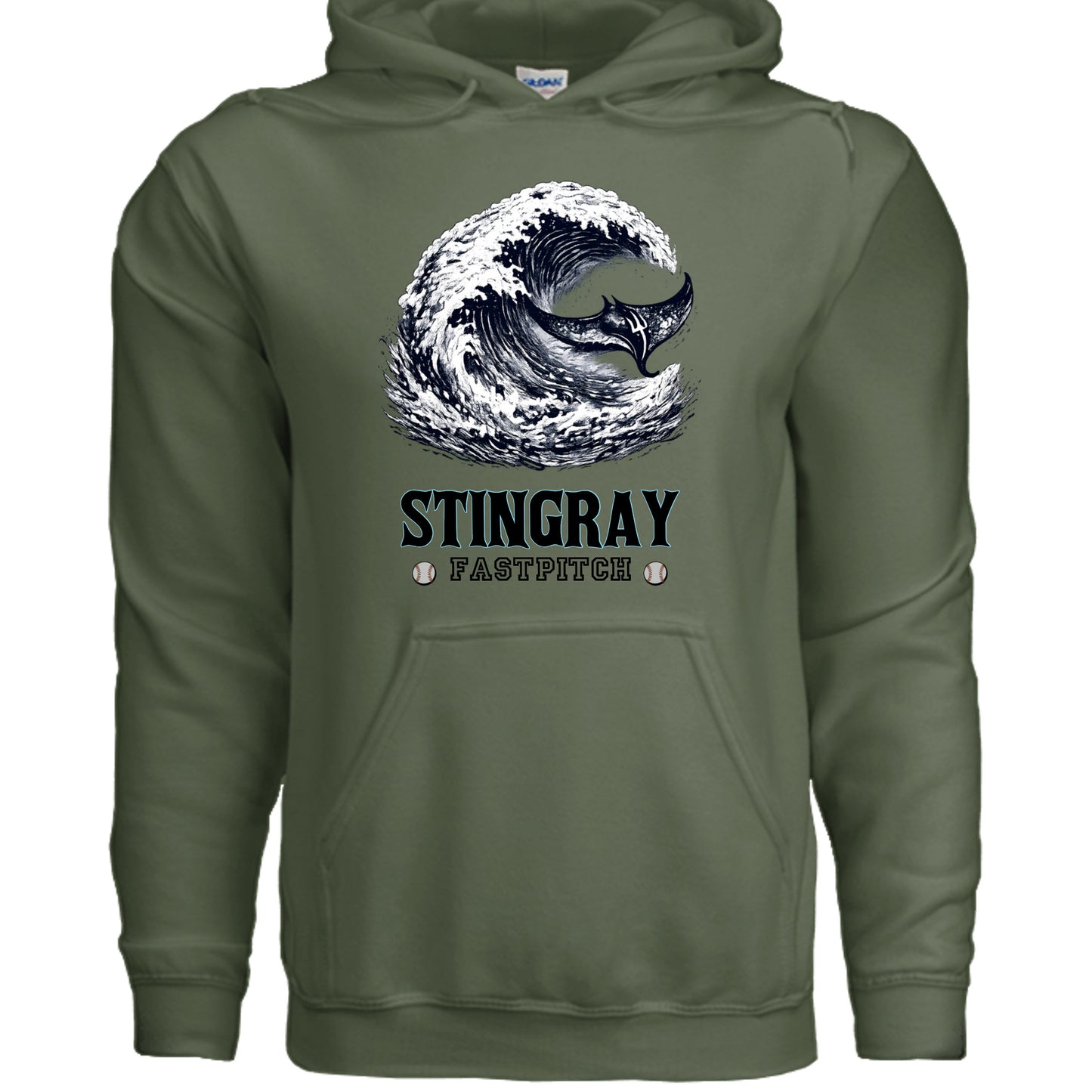 MILITARY GREEN - G185 - FRONT