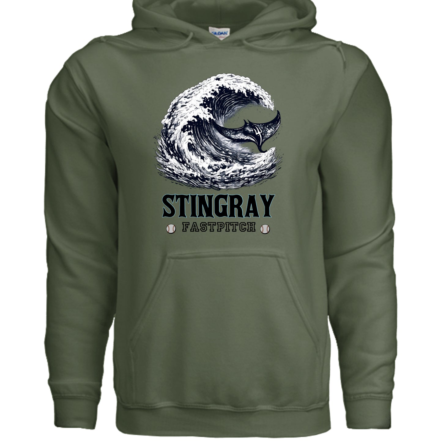 MILITARY GREEN - G185 - FRONT