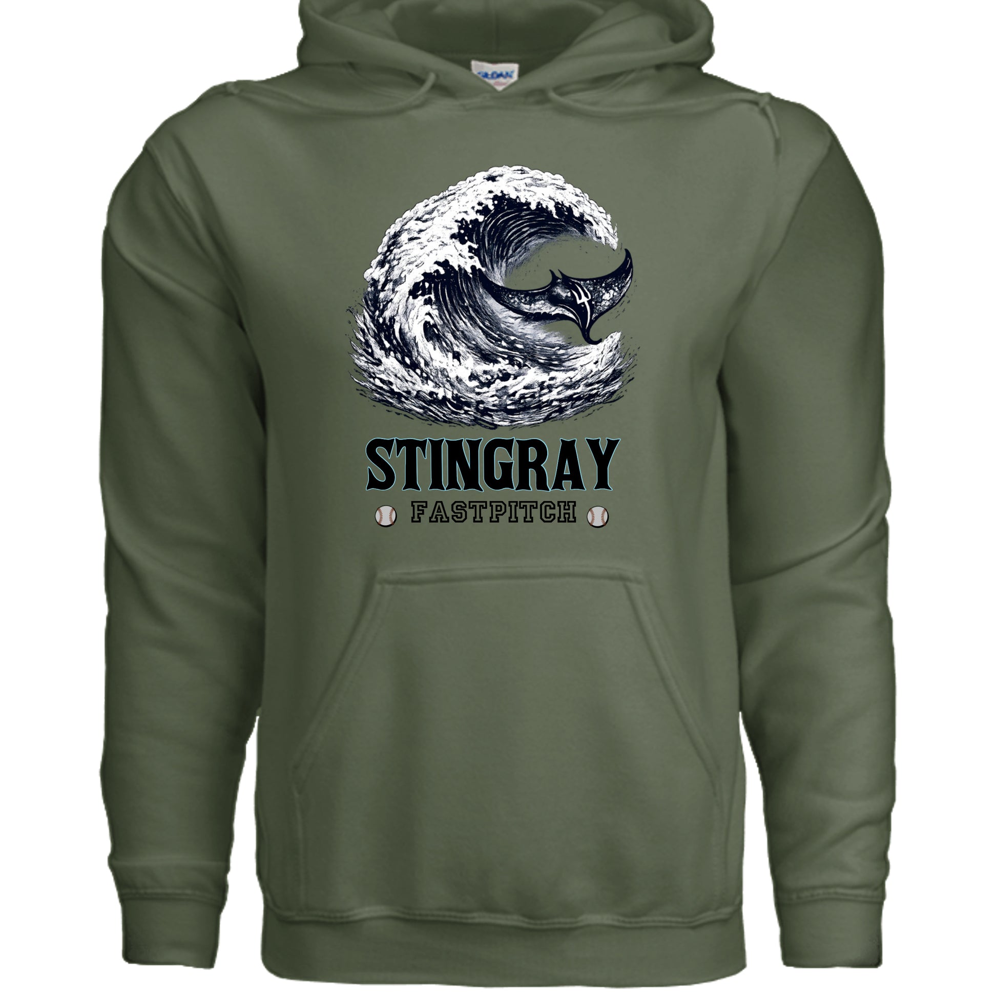 MILITARY GREEN - G185 - FRONT