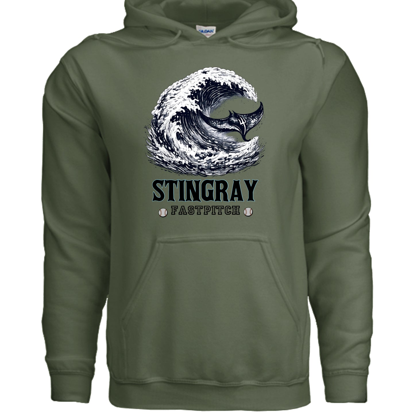 MILITARY GREEN - G185 - FRONT