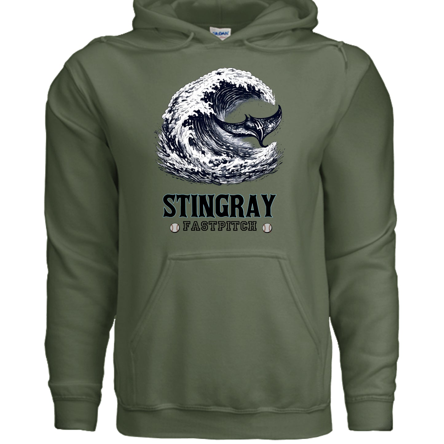 MILITARY GREEN - G185 - FRONT