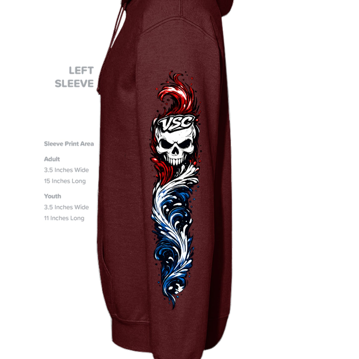 MAROON - G186 - SLEEVE_LEFT