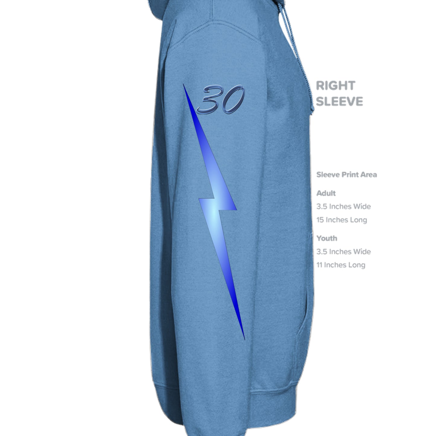 CAROLINA BLUE - G186 - SLEEVE_RIGHT