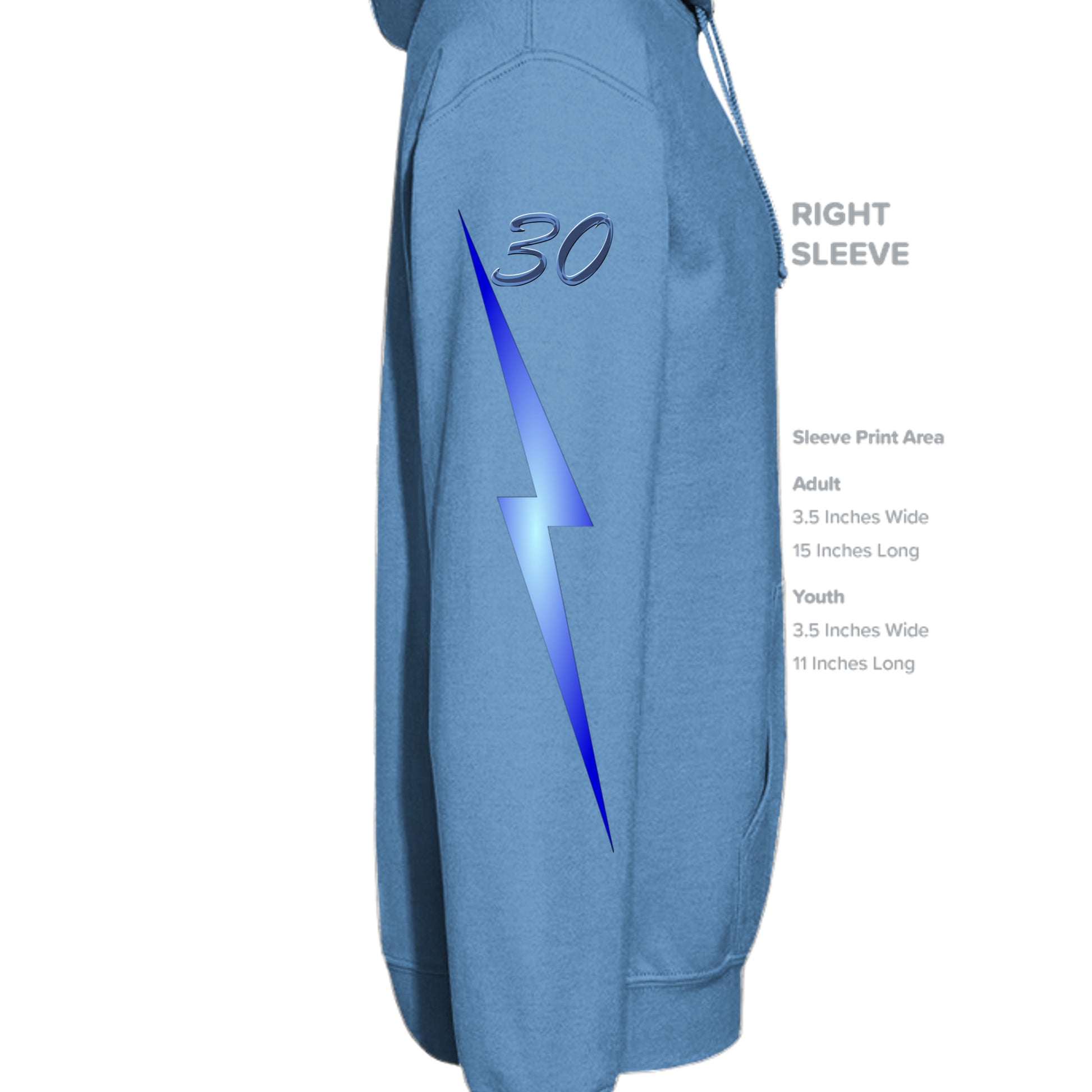 CAROLINA BLUE - G186 - SLEEVE_RIGHT