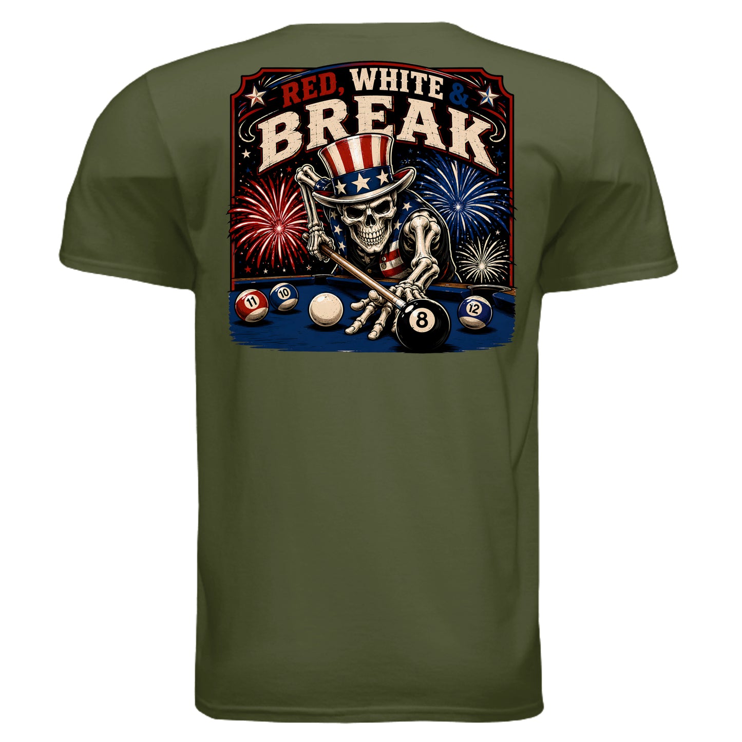MILITARY GREEN - G640 - BACK