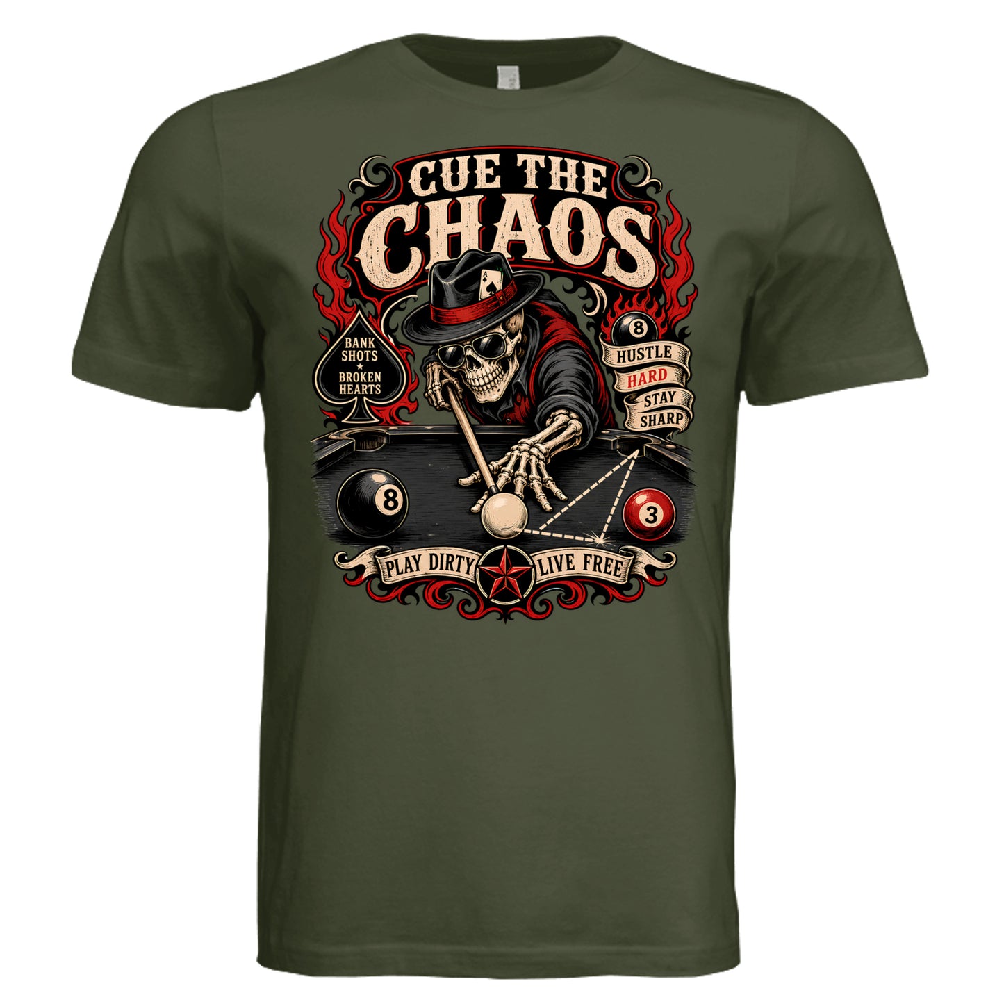Military Green - 3001C - FRONT