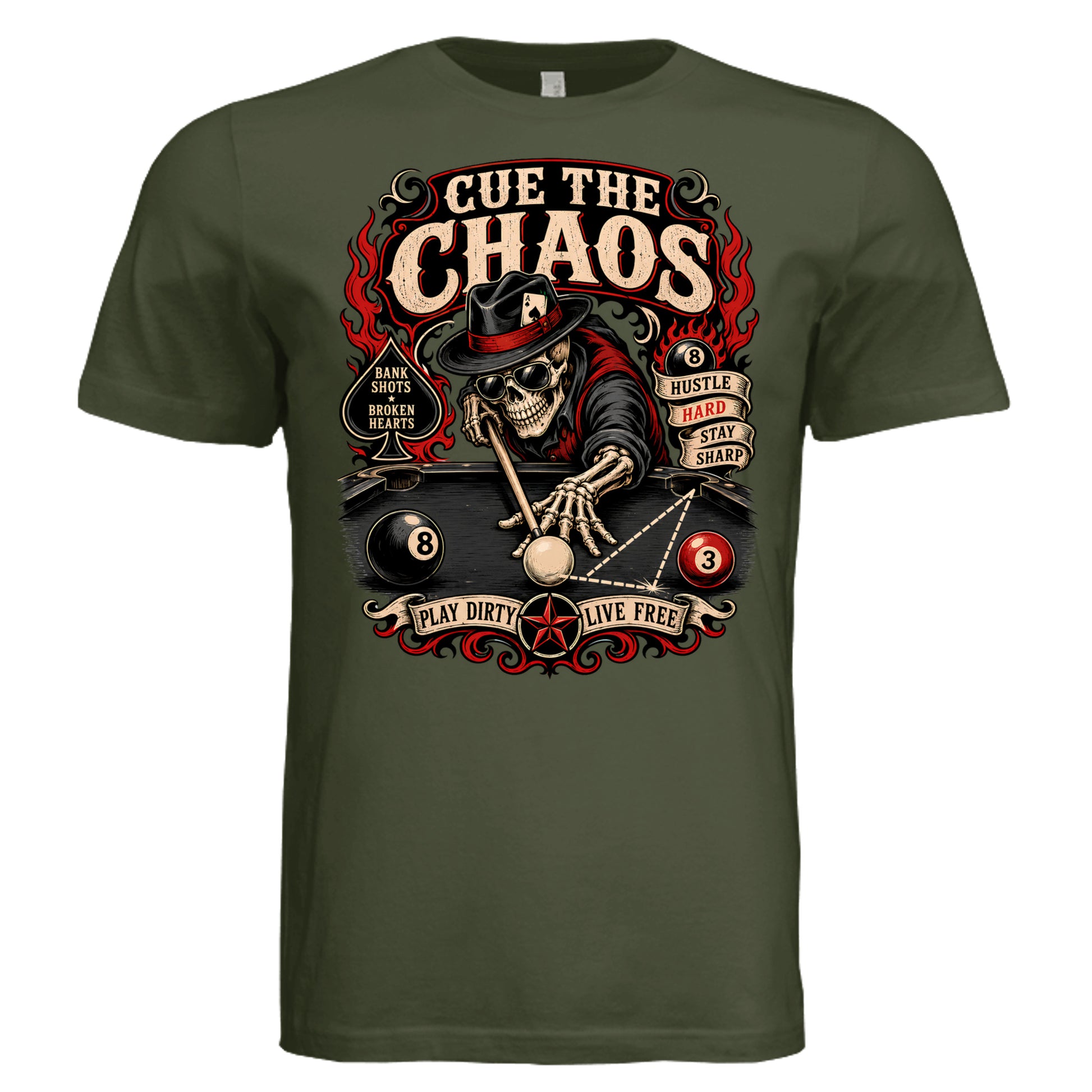 Military Green - 3001C - FRONT